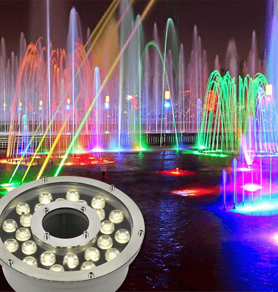 Đèn đài phun nước
