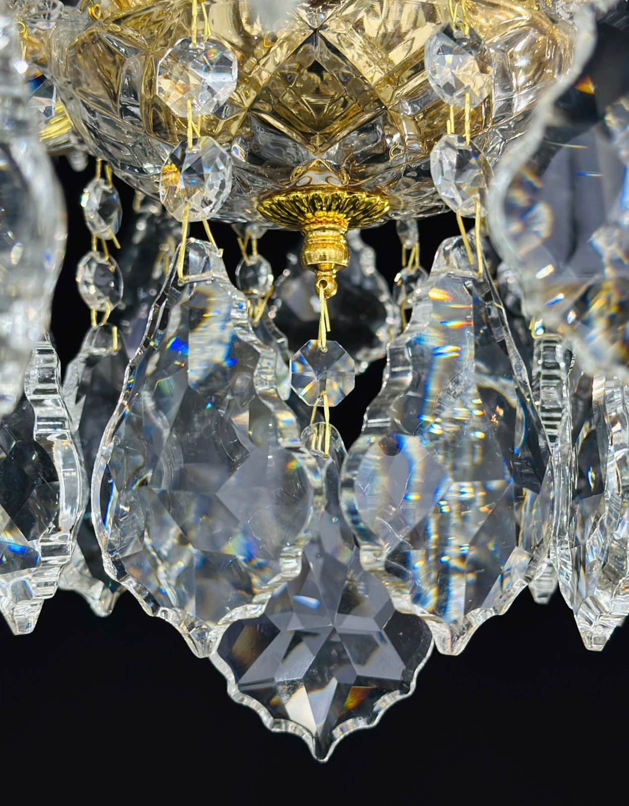 pha lê Đèn chùm pha lê phòng khách 10 tay DC5285T10