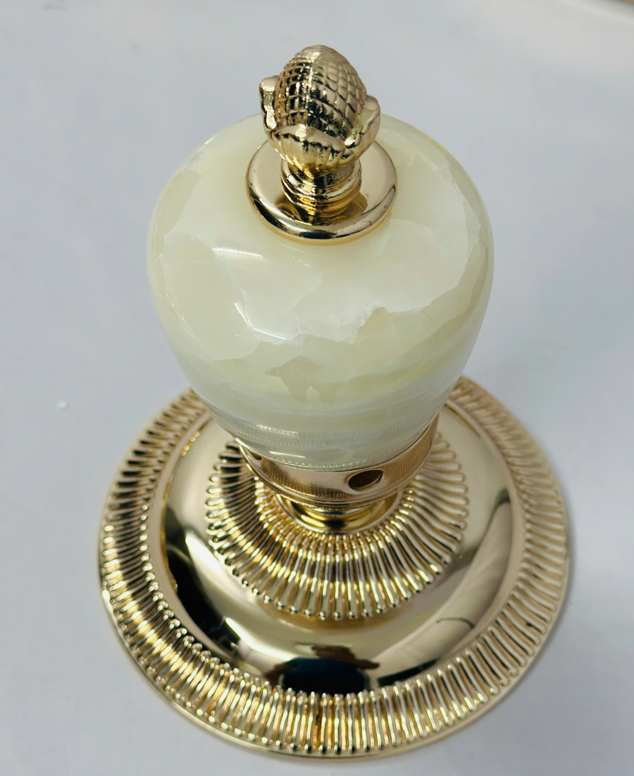 Thân Đèn chùm pha lê cao cấp khảm xà cừ 6 tay DC6018T6