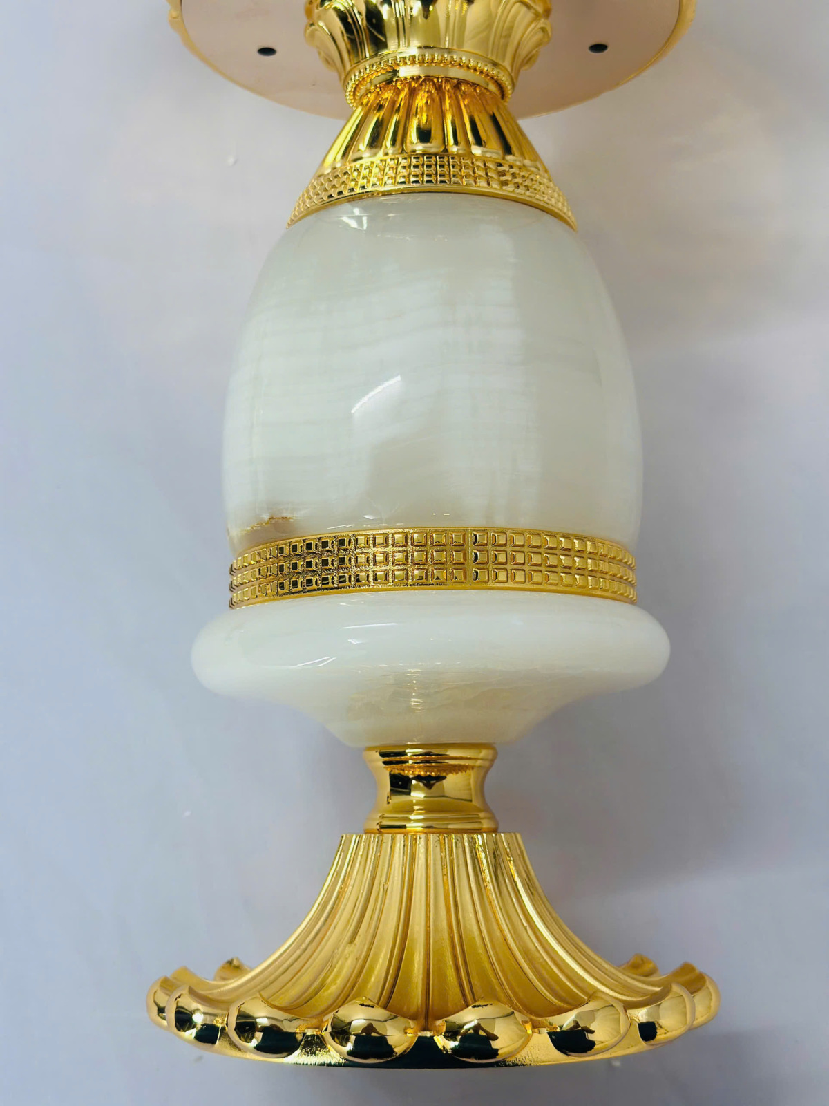 Trụ đã của Đèn chùm tân cổ điển bát đá sa thạch 15 tay DC6239T15