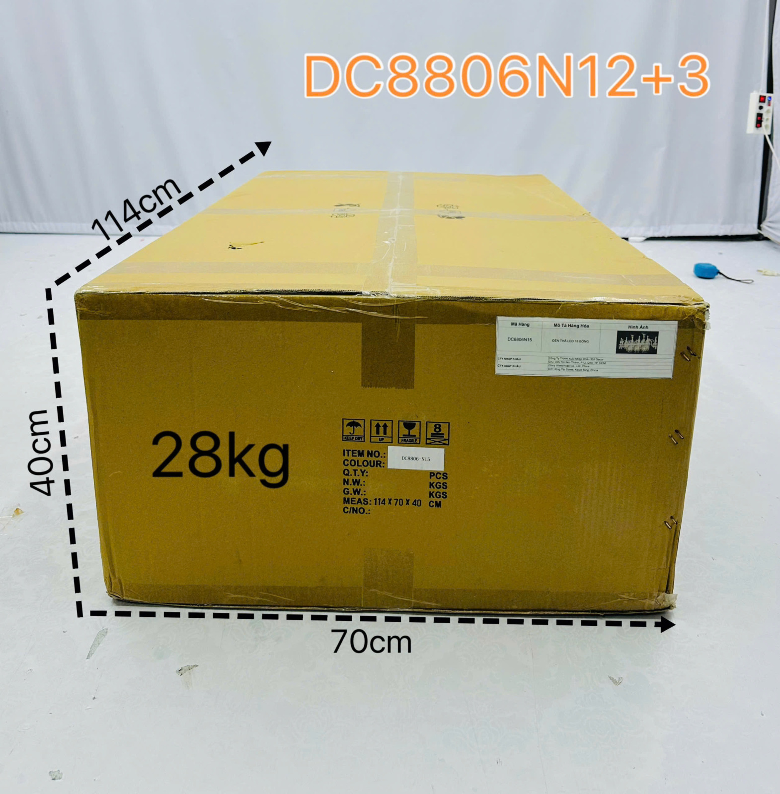 Kich thước thùng v