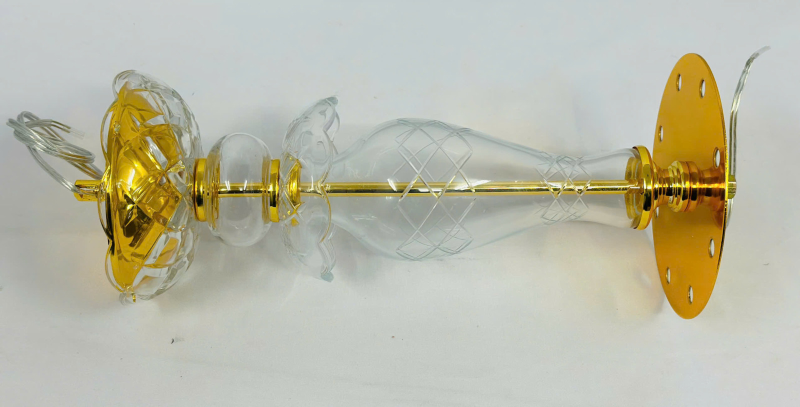 thân đèn Đèn chùm pha lê trắng trong 8 tay DC9178T8