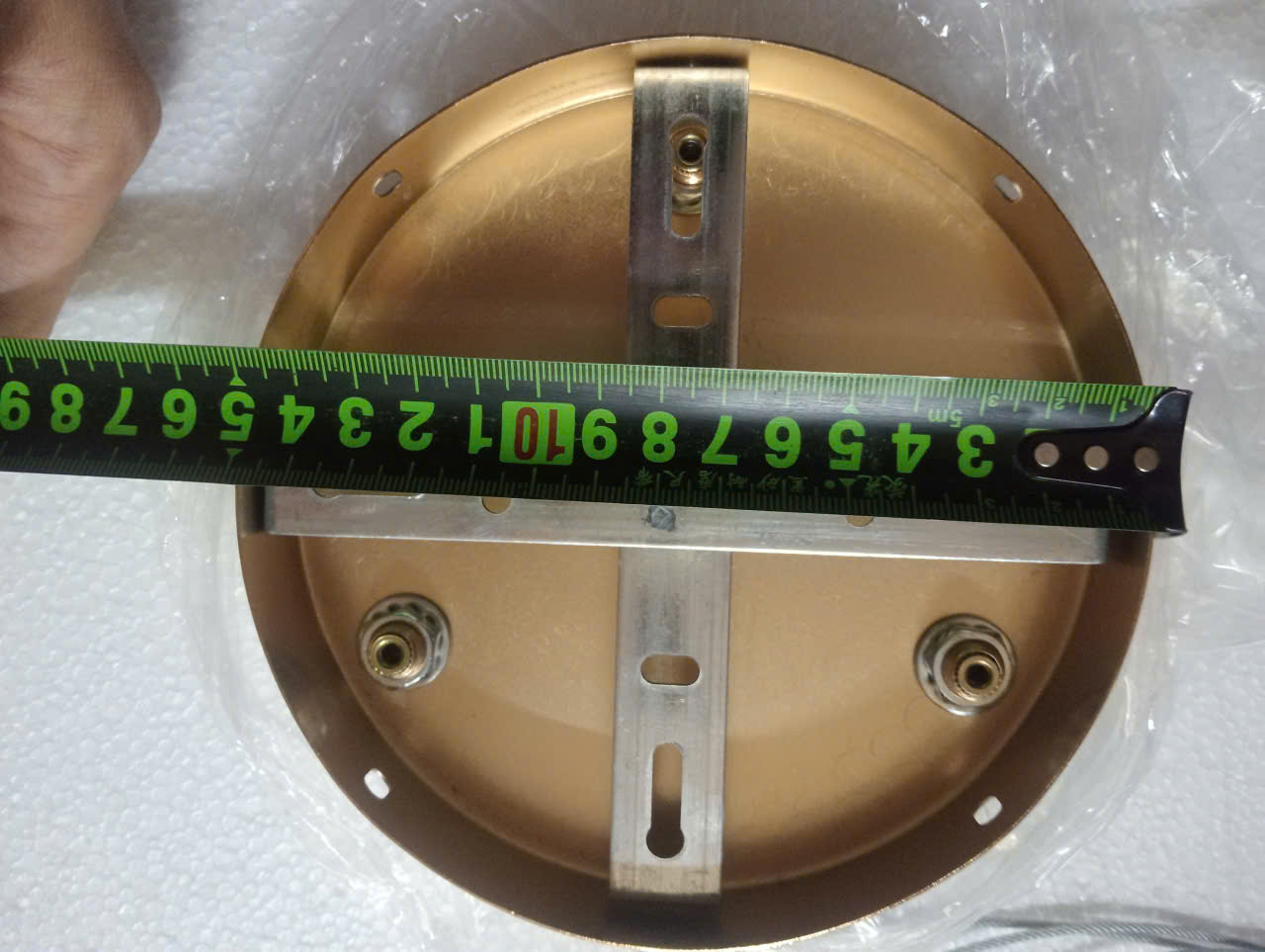 Kích thước đế đèn Đèn thả trang trí pha lê cành vàng đường kính 60cm TPL05T600