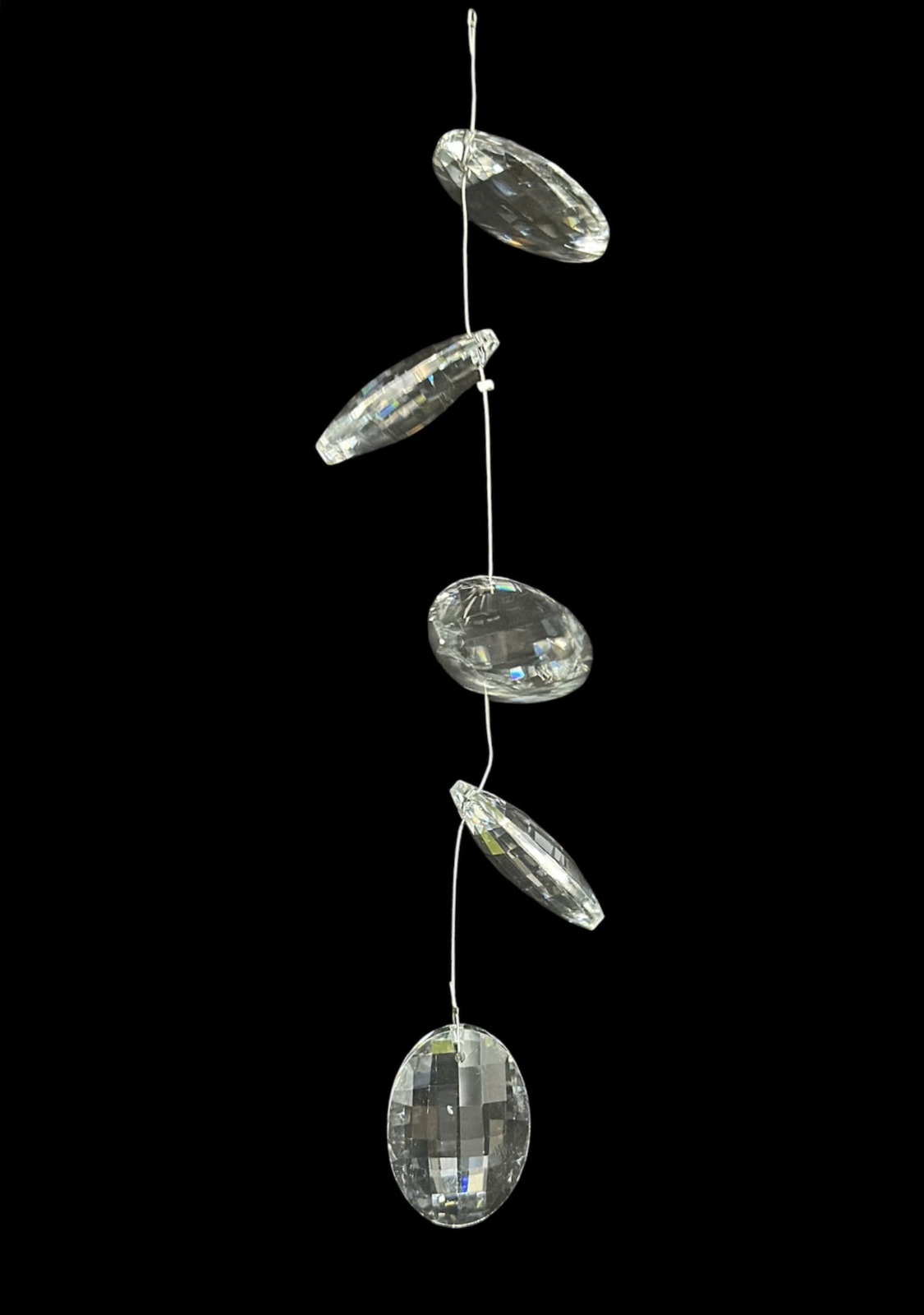 Hạt pha lê Đèn thả cành vàng dài 80cm TPL07T800 