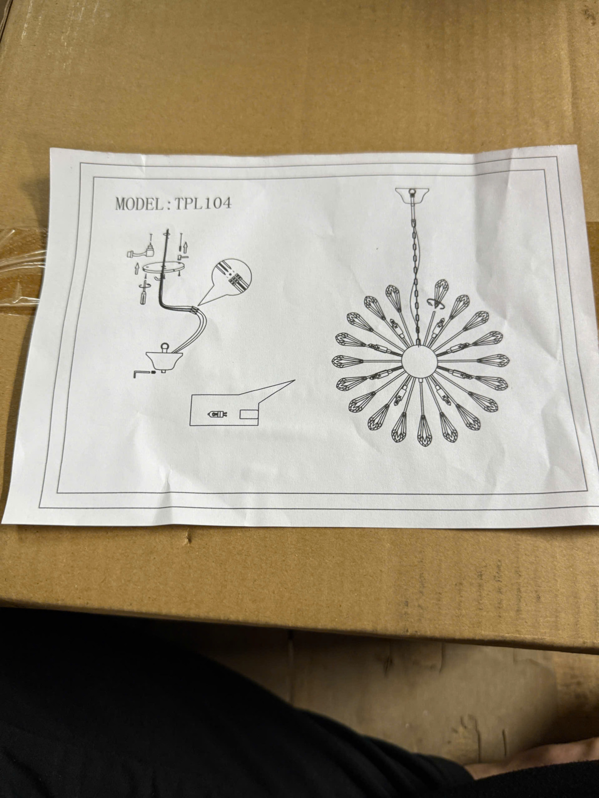 Hướng dẫn lắp đặt Đèn thả cầu pha lê trắng đường kính 60cm TPL104