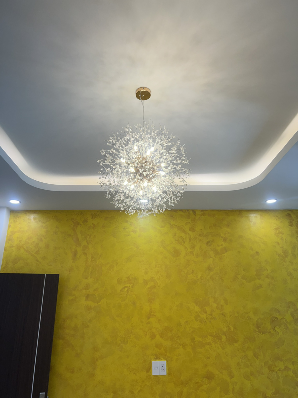 Đèn thả cầu hoa bồ công anh đường kính 60cm TPL71T16B ánh sáng vàng