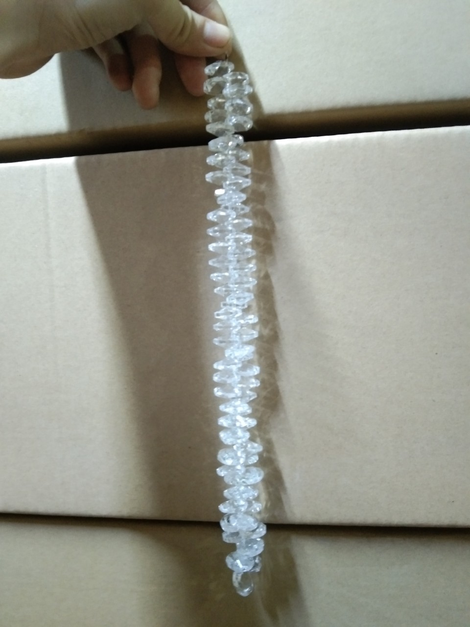 pha lê Đèn thả trang trí bàn dài TPL912N1200