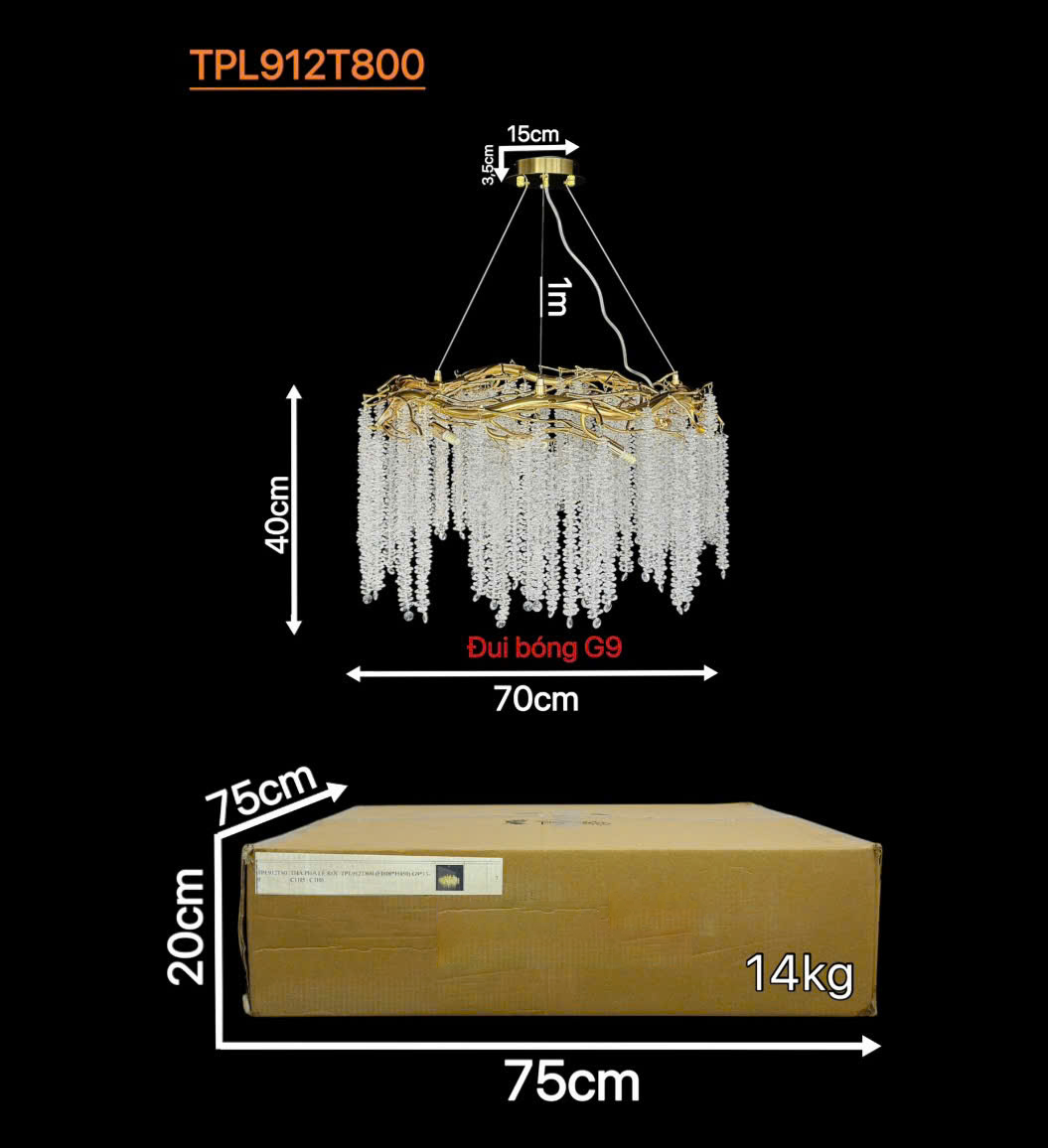 Kích thước đèn
