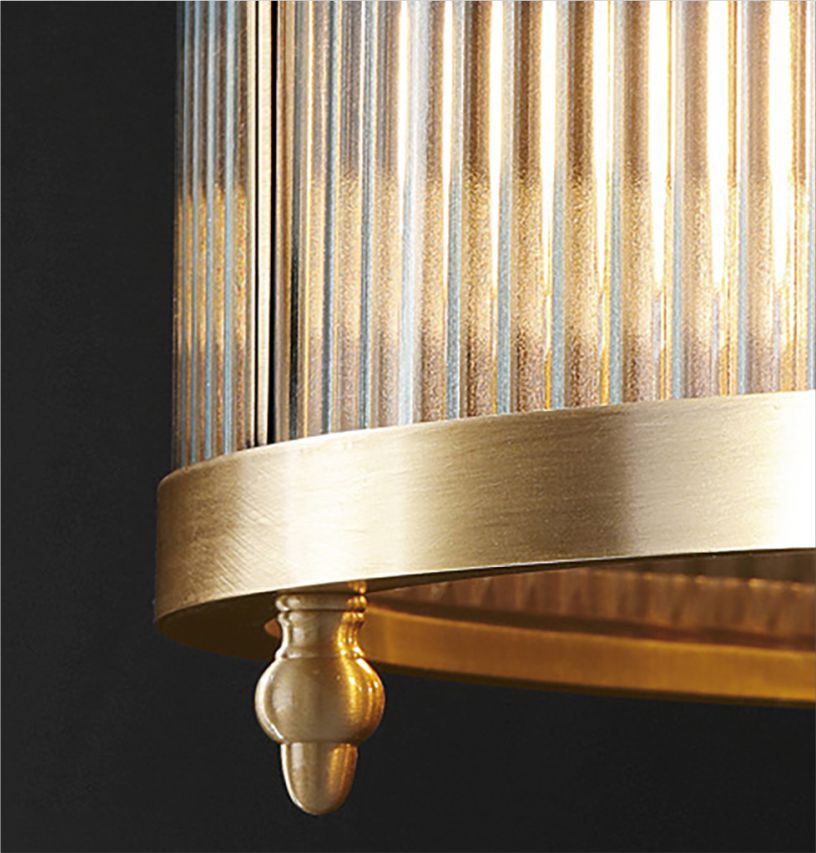 Đèn thả đồng kính bàn ăn CD-D921