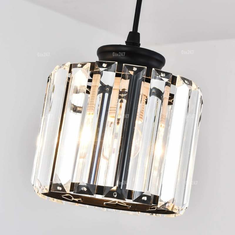 Đèn thả dài pha lê 3 bóng DT-9573/3A-BK