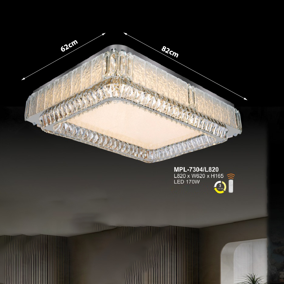 Đ&egrave;n ốp trần pha l&ecirc; ph&ograve;ng kh&aacute;ch MPL-7304/L820