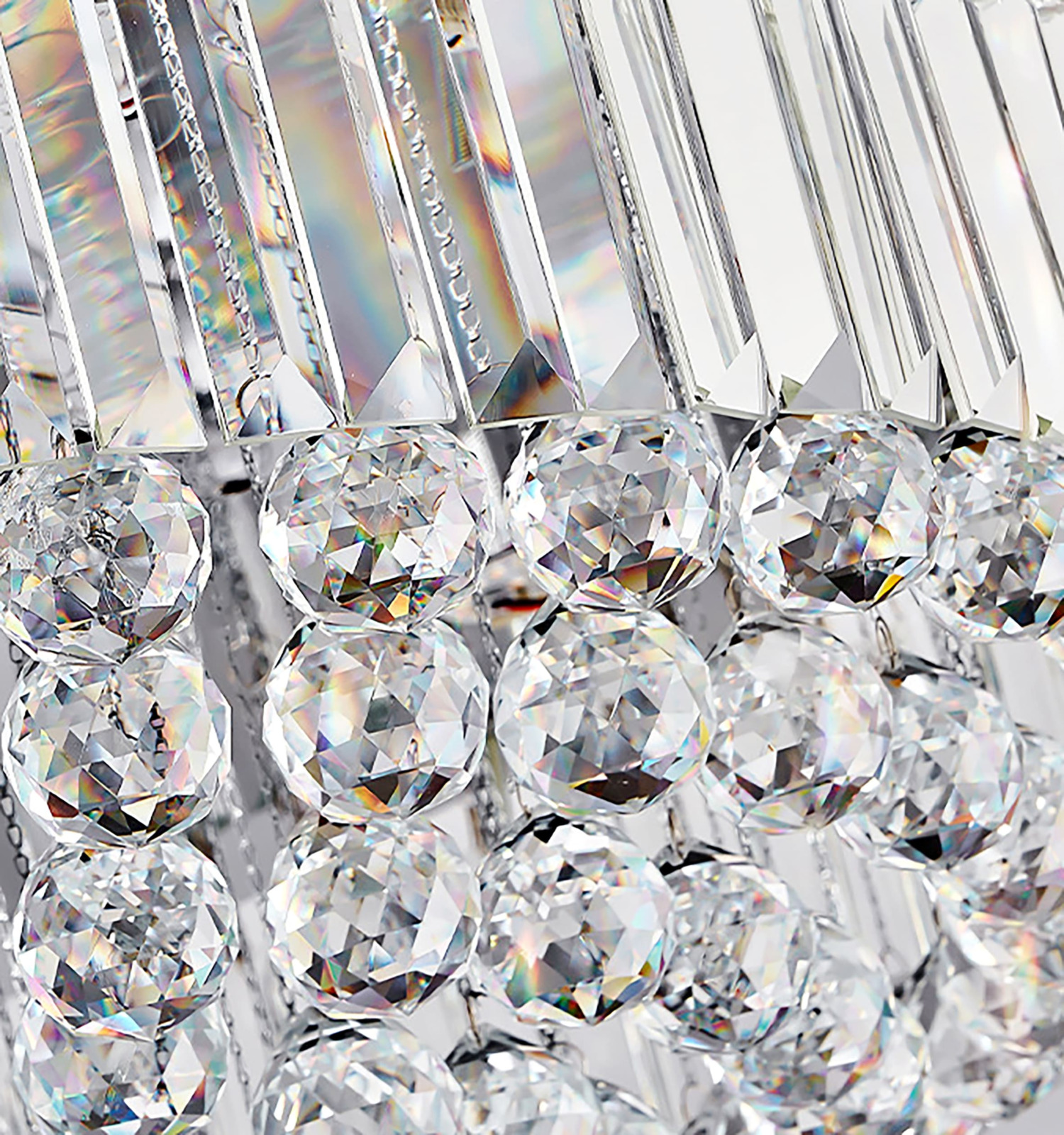 Đèn ốp trần pha lê hình tròn MPL-9897/800