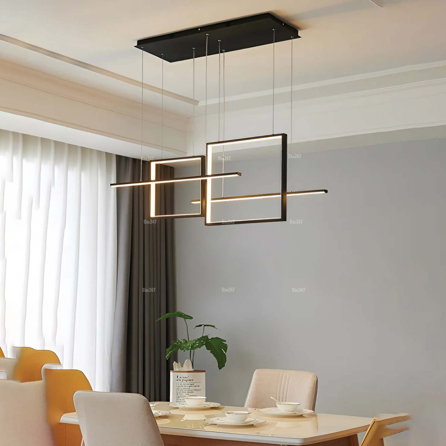 Đèn thả bàn chung cư TL-3196/2+3BK