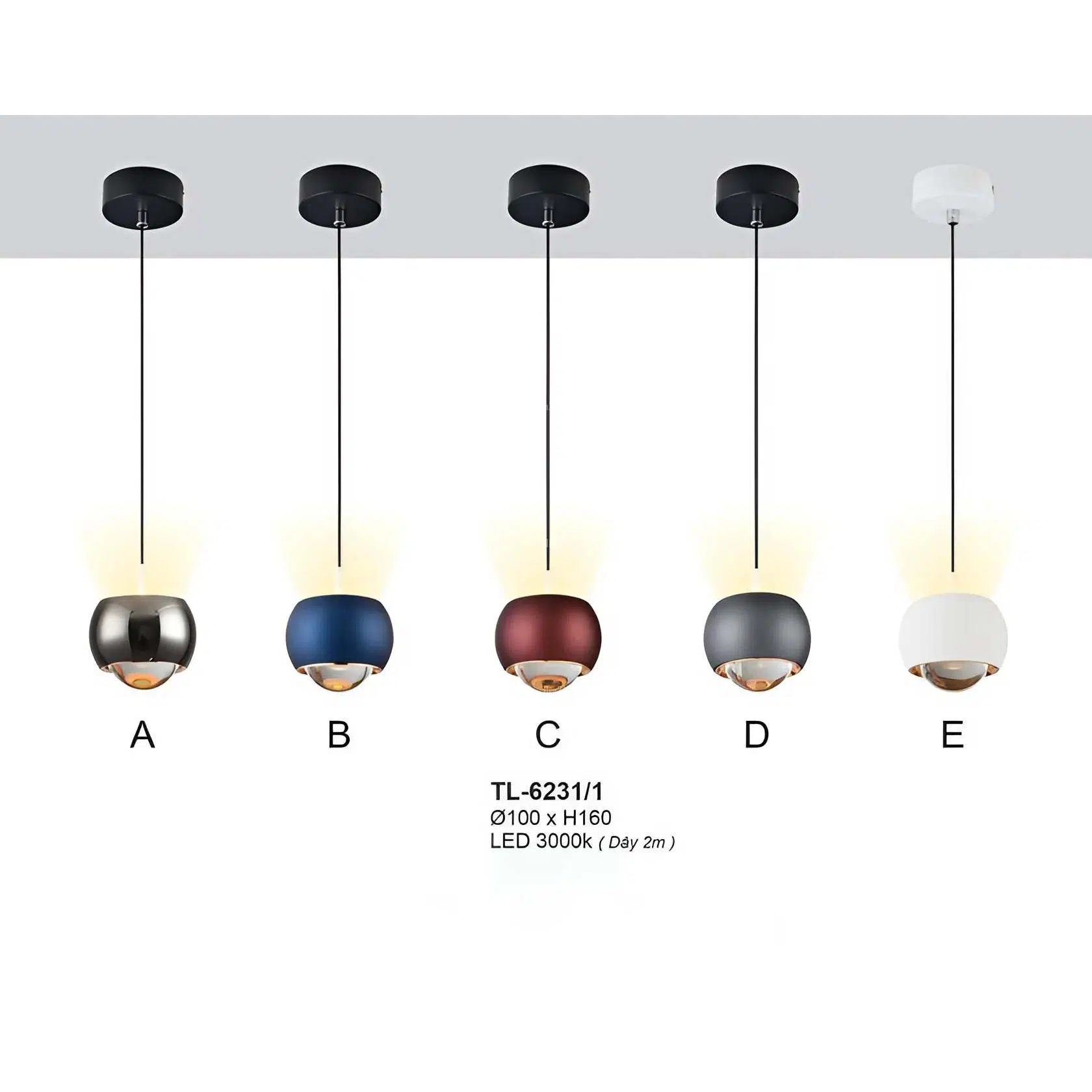 Đèn thả hắt sáng 2 đầu TL-6231/A