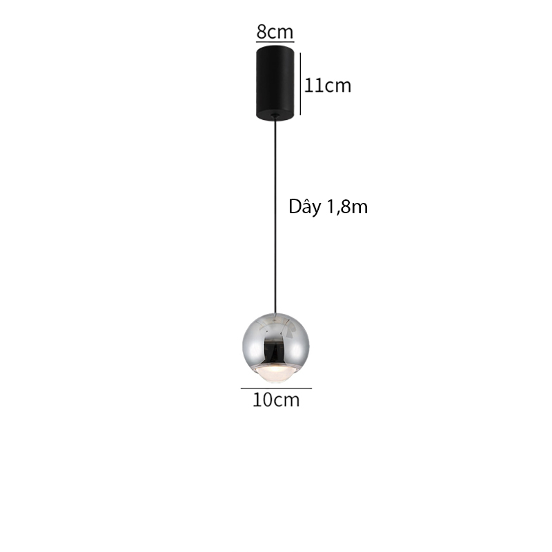 Đèn thả cầu đọc sách TL-6276/CH