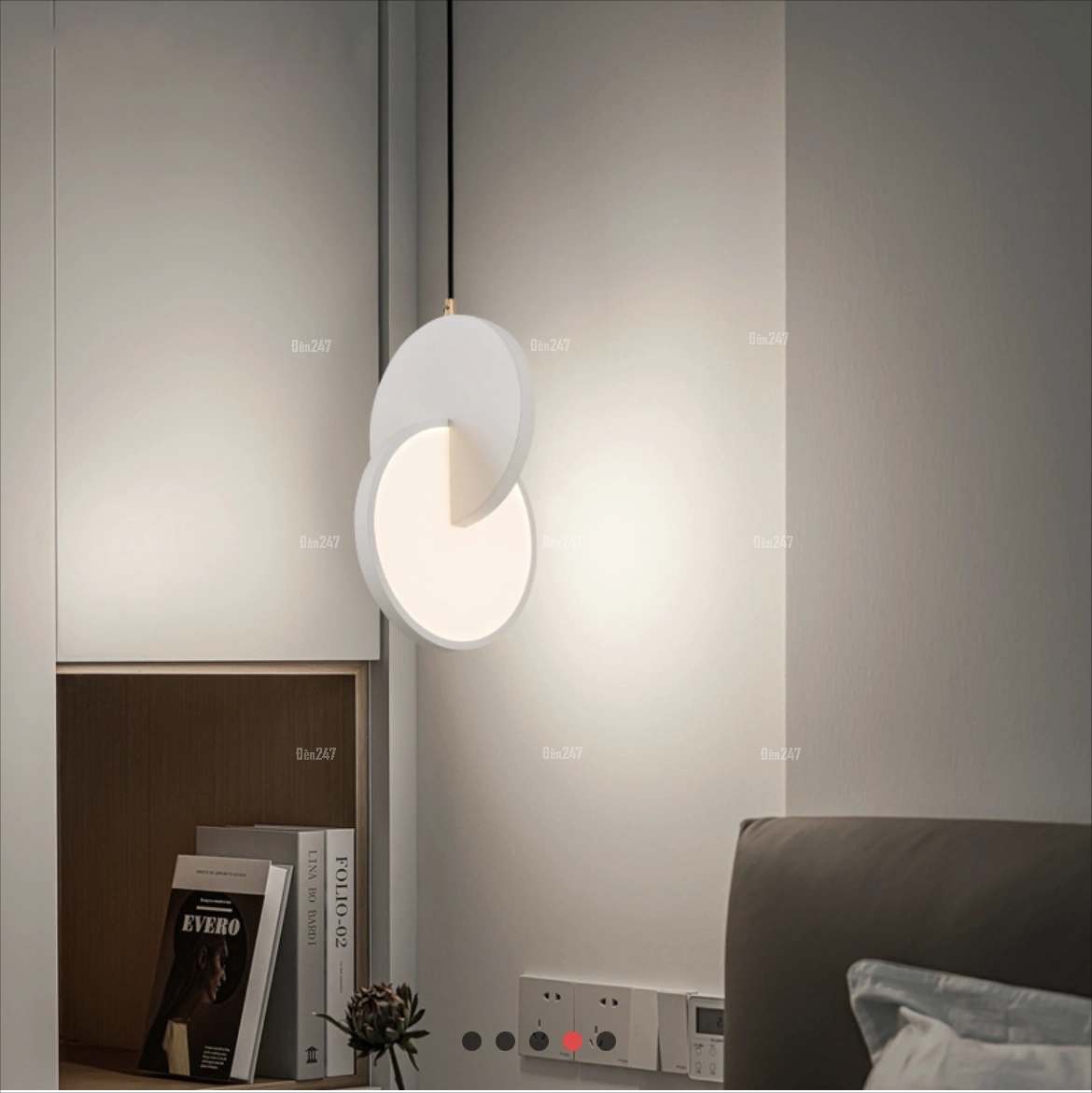 Đèn thả mặt trăng TL-6395/WH