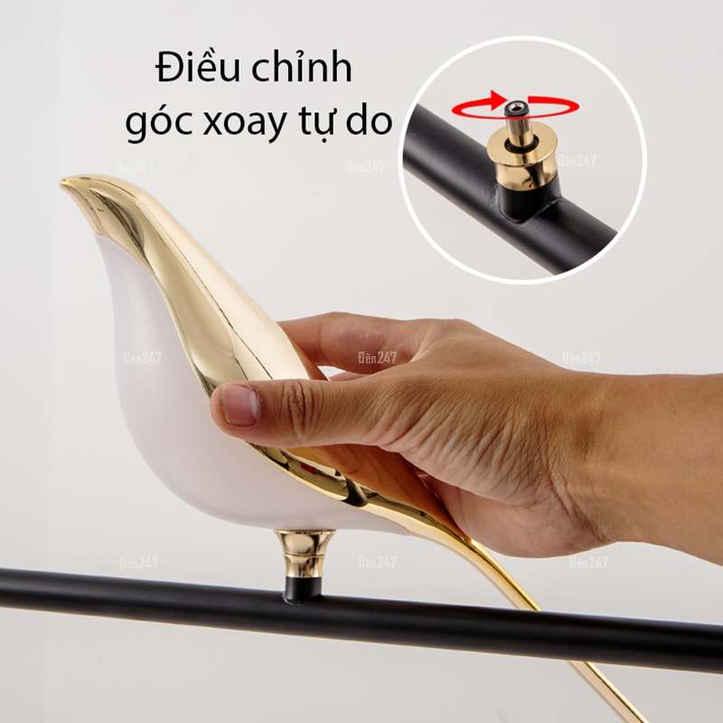 Đèn trang trí hiện đại thiết kế hình chim TL-82326/5