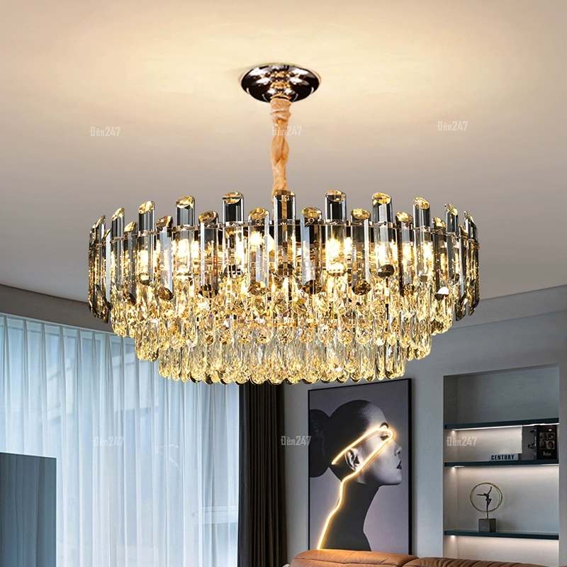 Đèn pha lê thả trần TPL-511309/800