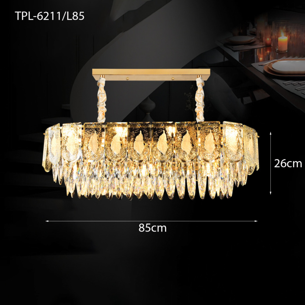 Đèn chùm pha lê mờ TPL-6211/L850
