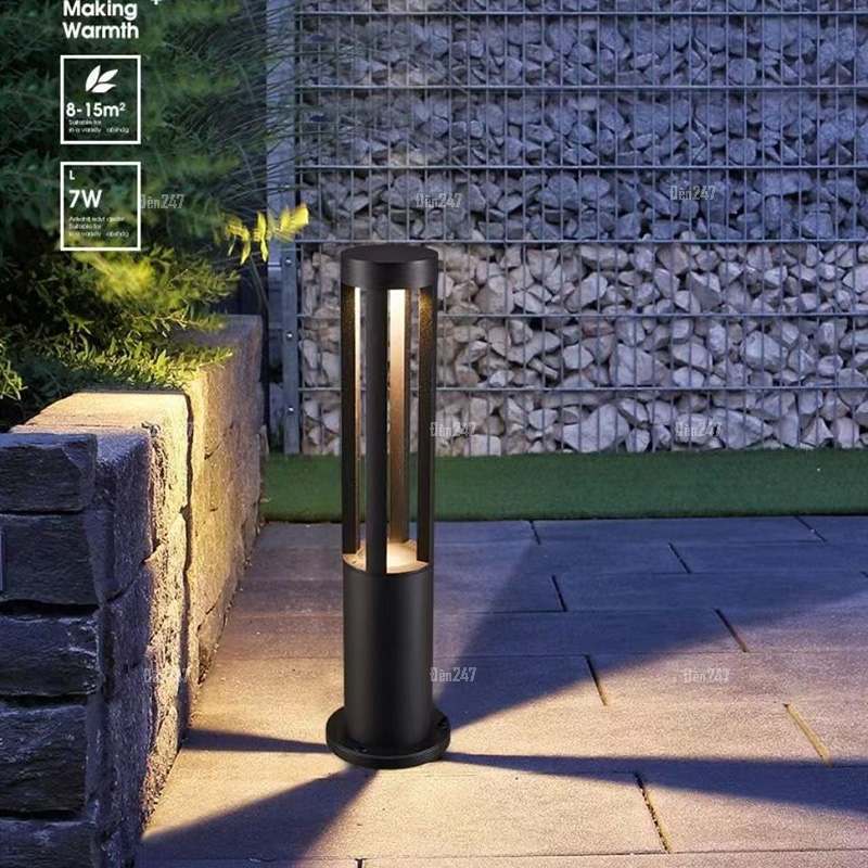 Đèn cột tròn hắt sân vườn TR-282B