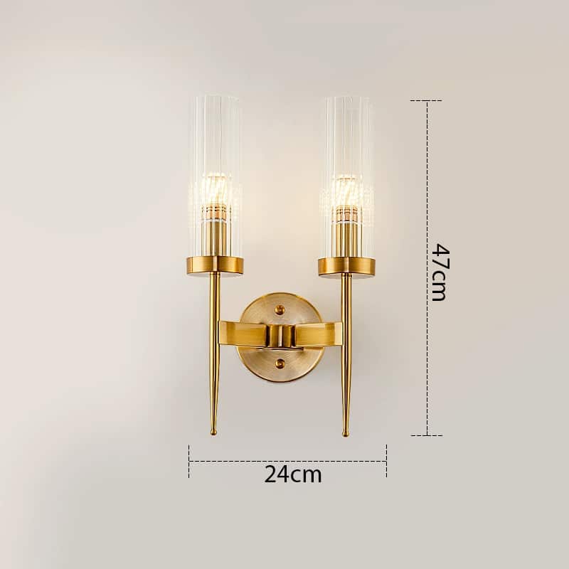 Đèn tường Bắc Âu 2 tay VB-1758/2GD