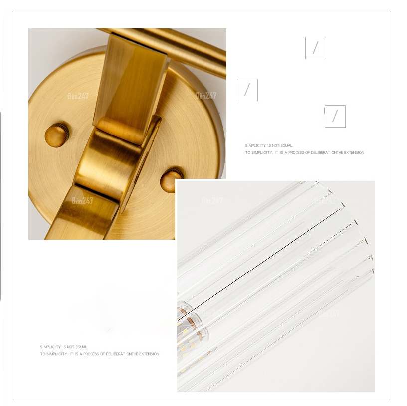 Đèn tường Bắc Âu 2 tay VB-1758/2GD