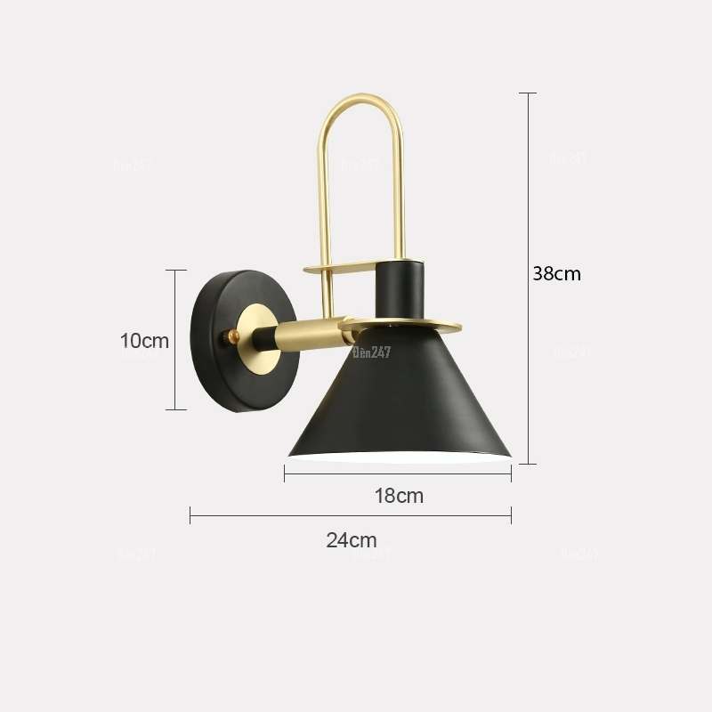 Đèn cổ điển gắn tường VB-LD122/1BK