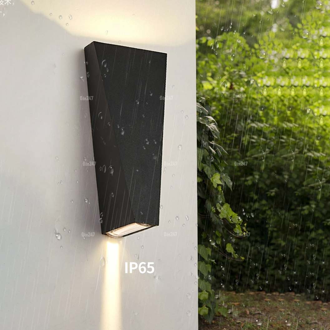 Đèn tường màu đen 2 đầu hắt sáng VL-8129/BK