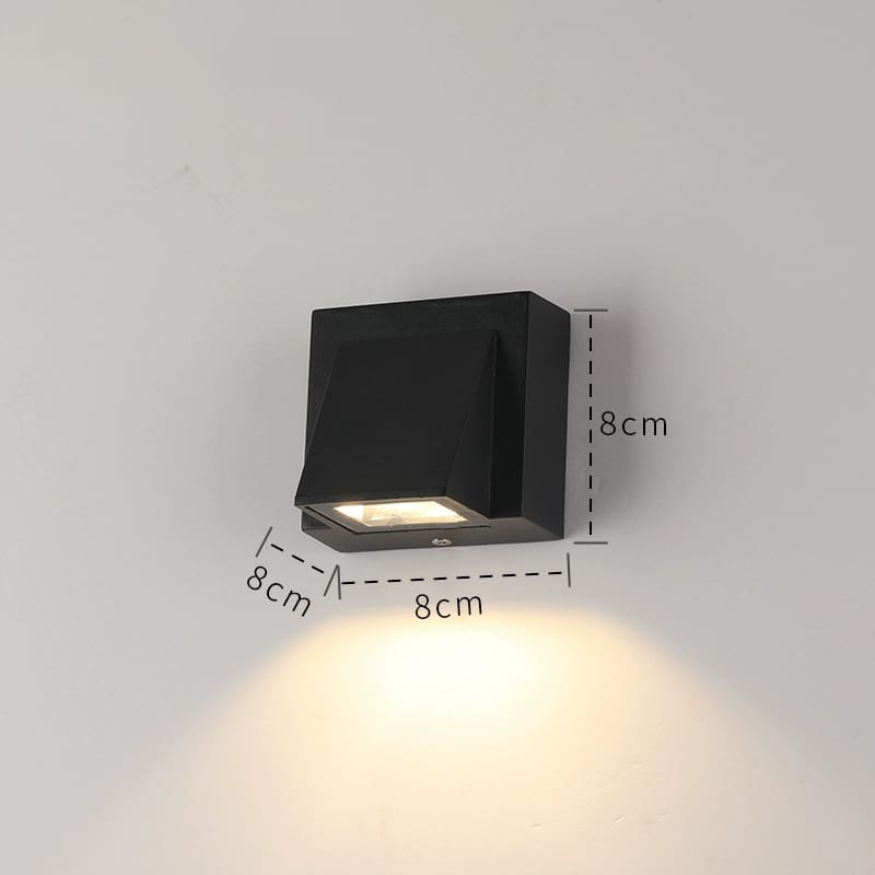 Đèn hắt tường mắt ếch 1 đầu sáng VL-8137/1-BK