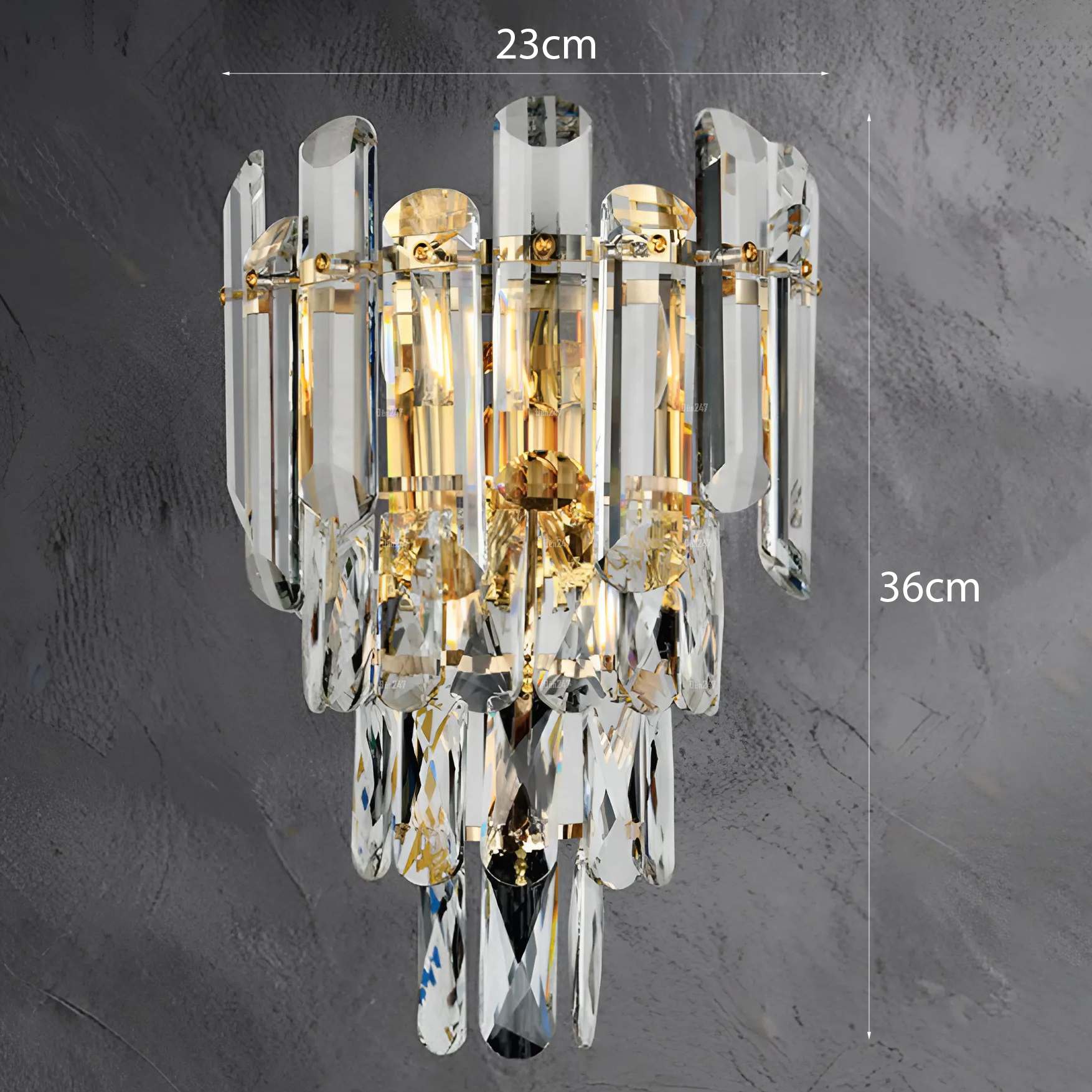 Đèn tường pha lê thanh VPL-B42