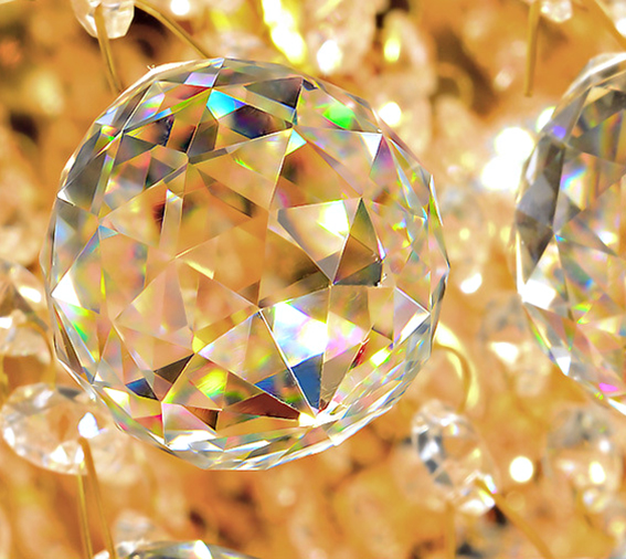 Đèn ốp trần pha lê tròn MPL-9711/800