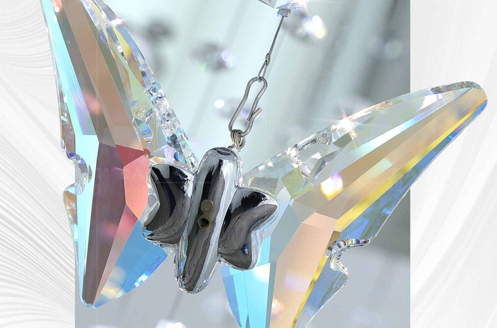 huong dan lap dat Đèn ốp trần pha lê cánh bướm TPL-D800/800