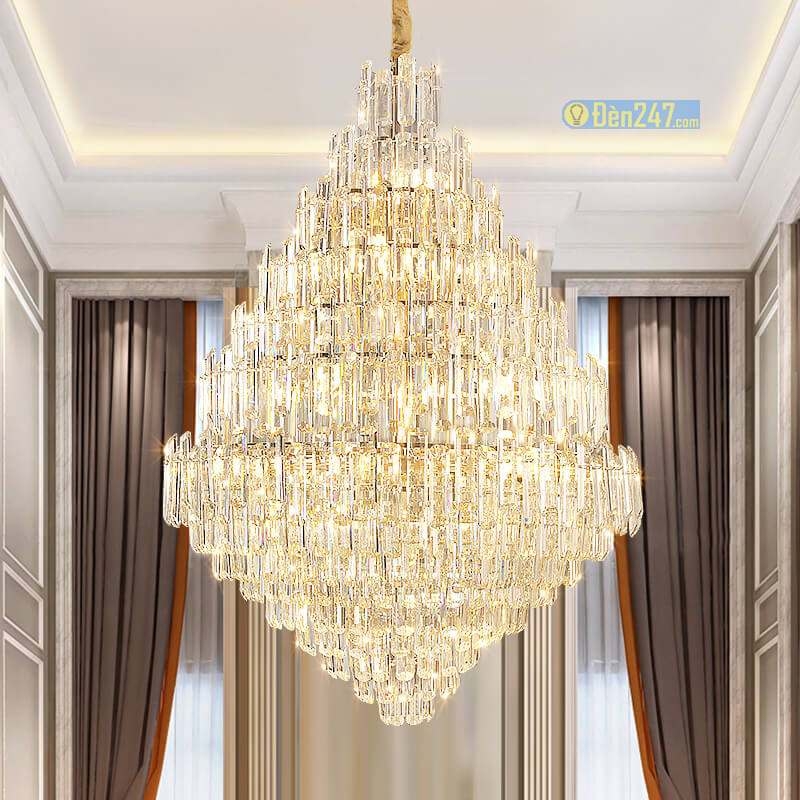 Đèn chùm pha lê K9 thông tầng CFL8188/1000