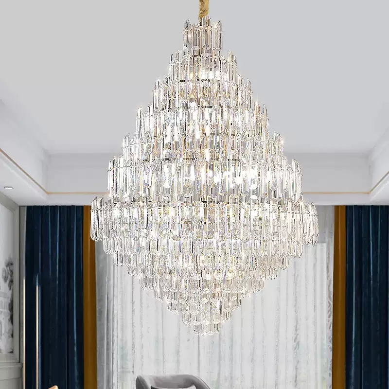 Đèn chùm pha lê K9 thông tầng CFL8188/1200