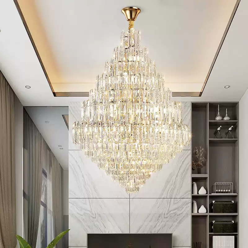Đèn chùm pha lê K9 thông tầng CFL8188/1200