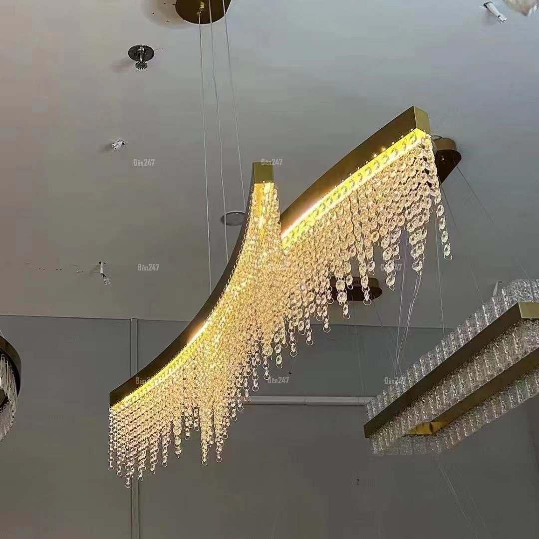 Đèn thả pha lê phòng khách hiện đại TL1608