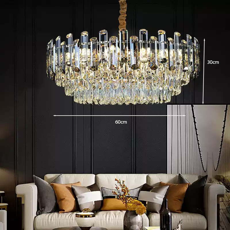 Đèn thả pha lê phòng khách cfl2821/600