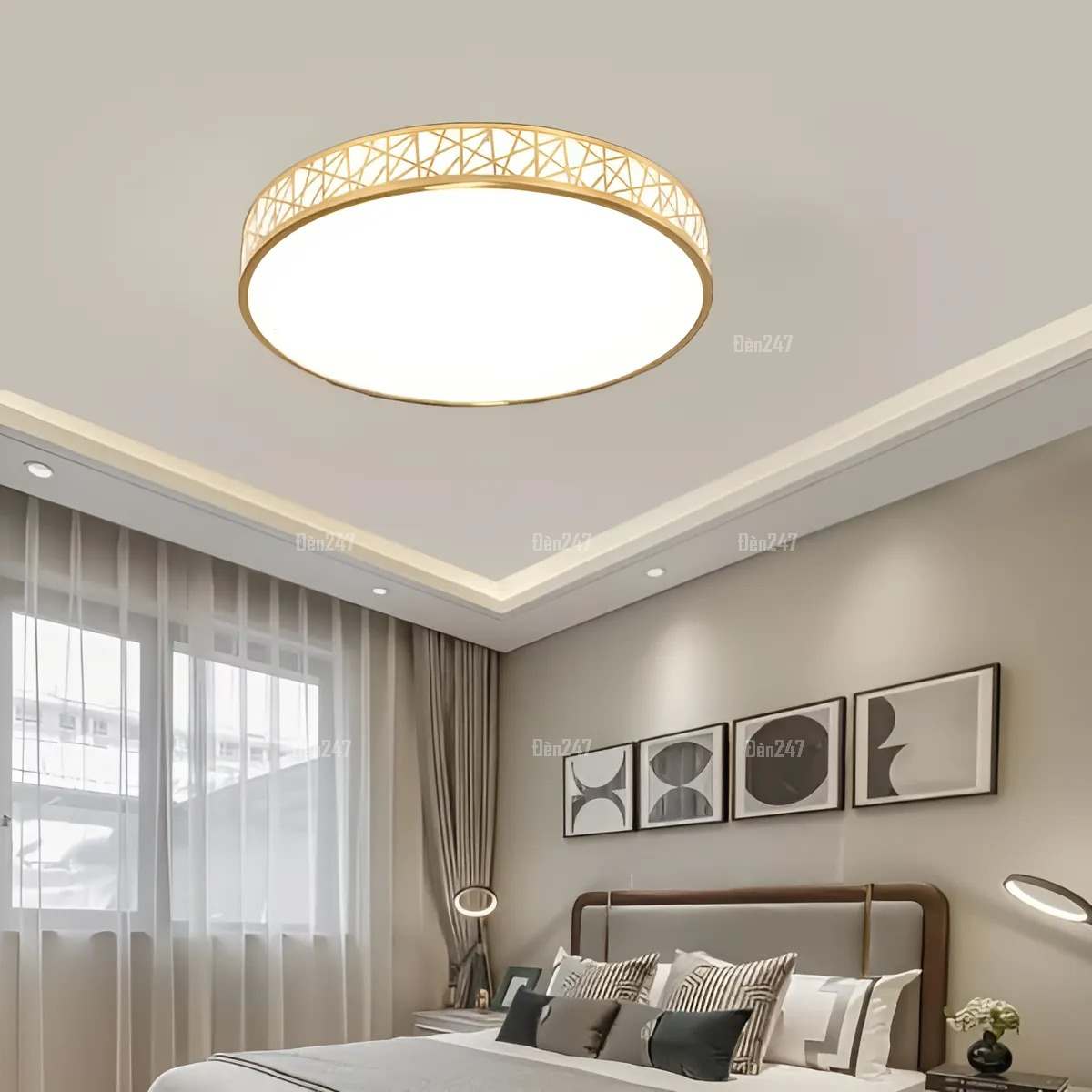 Đèn ốp trần đồng phòng ngủ OD3105