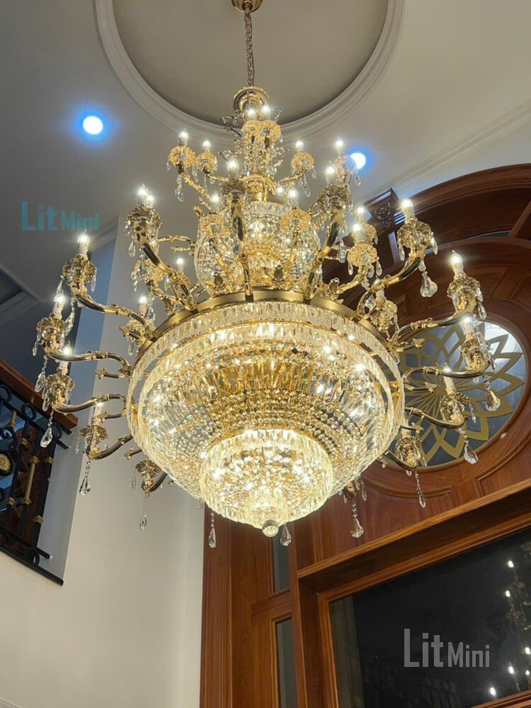 Đèn Chùm Phòng Khách Luxury – Nâng Tầm Đẳng Cấp Không Gian Sống