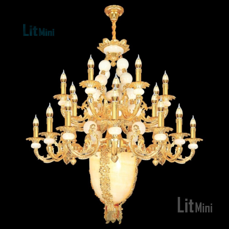 Đèn Chùm Phòng Khách Biệt Thự – Top Mẫu Đẹp Sang Trọng Nhất