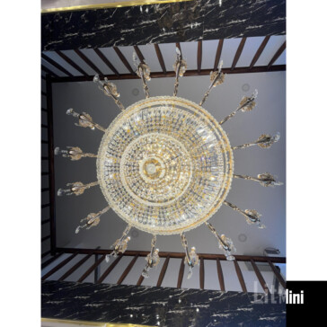 Đèn Chùm Thông Tầng Dài 2.5m – Mẫu Đẹp, Tư Vấn Chọn Theo Chiều Cao Trần