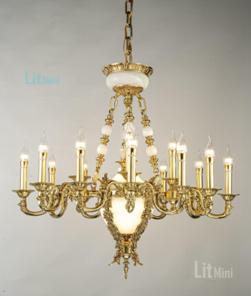 Đèn chùm hiện đại tối giản trang trí phòng khách phong cách minimalism tại LitMini