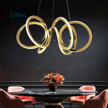 Đèn thả bàn ăn cao cấp cho biệt thự phong cách hiện đại tại LitMini