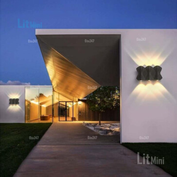 Đèn Hắt Tường Ngoài Trời – Tạo Vệt Sáng Dramatic Cho Mặt Tiền