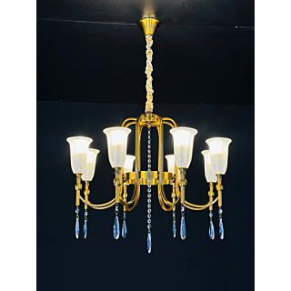 Đèn chùm tân cổ điển Bắc Âu 8 tay DC143T8