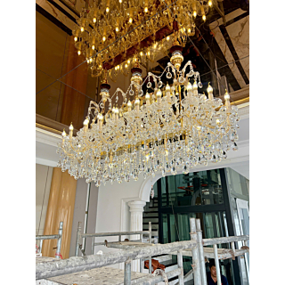 Đèn chùm pha lê trắng dài 1,75m DC5263N44