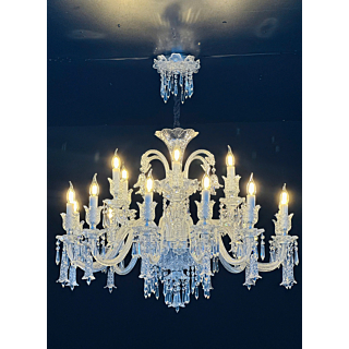 Đèn chùm pha lê trắng đường kính 1m DC8806T18