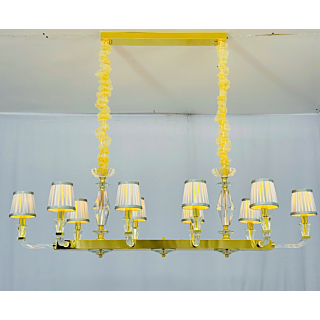 Đèn chùm pha lê chóa vải dài 1,5m DC8898N10L