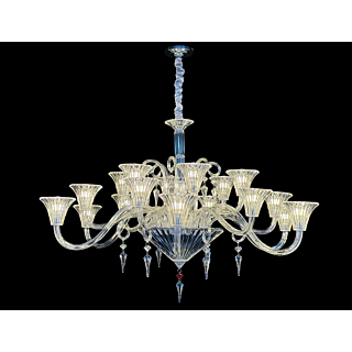 Đèn chùm pha lê hoa 18 tay DC9008T18