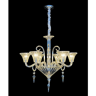 Đèn chùm pha lê trong 6 tay DC9008T6